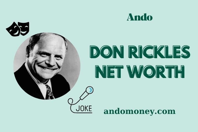 Don Rickles Net Worth: Uncovering the Comedian's Fortune